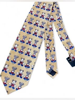 Men's Vintage Mickey Unlimited Novelty Mickey Mouse Characters Necktie